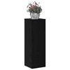 vidaXL Supporto per piante Rovere Nero 33 x 33 x 100 cm