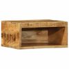 vidaXL Mobile TV a Parete 40x30x19 cm Legno Grezzo Massello di Mango
