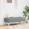 vidaXL panchina Grigio chiaro 113 x 57 x 39 cm Tessuto