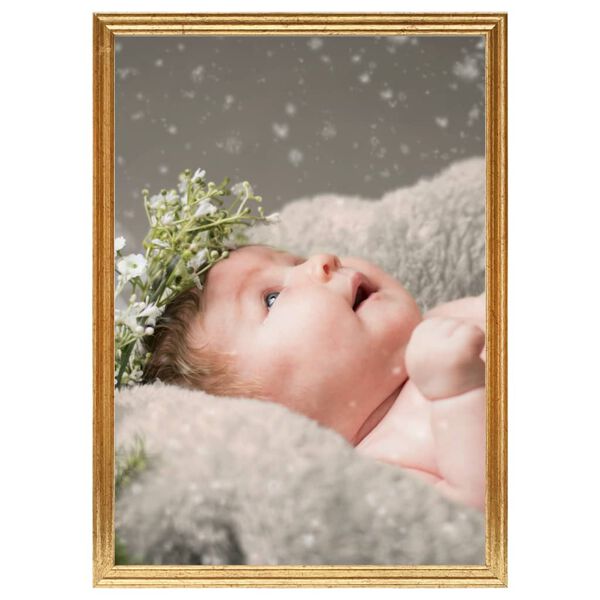 vidaXL Cornici Foto Collage 5 pz per Tavolo Oro 15x21 cm in MDF