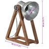 vidaXL Lampada da Scrivania 25 W Argento Vintage 30x17x40 cm E27