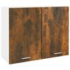 vidaXL Mobile Pensile &ldquo;Lyon&rdquo; Rovere Fumo 80x31x60 cm