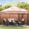 vidaXL Sostituzione Copertura Gazebo Trasparente 300 x 300 x 26 cm PVC