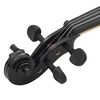 vidaXL Set Completo Violino con Arco e Mentoniera Nero 4/4
