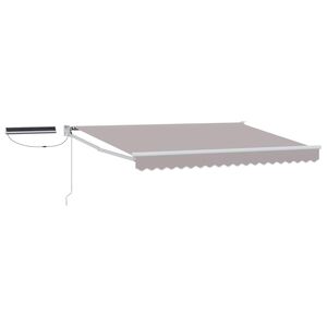 vidaXL Tettuccio Elettrico Retrattile Grigio chiaro 3 x 2,5 m