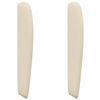 vidaXL Orecchia della Testata Crema 80 x 23 x 6 cm Tessuto