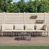 vidaXL Set Divani da Giardino 5 pz con Cuscini Antracite in Polyrattan