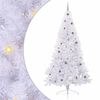 vidaXL Albero di Natale artificiale Bianco 240 cm PVC e Acciaio