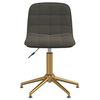 vidaXL Sedie da Pranzo Girevoli 2 pz Grigio Scuro in Velluto