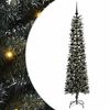 vidaXL Albero di Natale artificiale con 300 LED Verde 180 cm