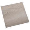vidaXL Plance per Pavimentazione Autoadesiva Tortora 30,5 x 30,5 cm