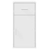 vidaXL Credenza con cassetto Bianco 38 x 34 x 75 cm