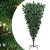 vidaXL Albero di Natale artificiale preilluminato capovolto con set di palline