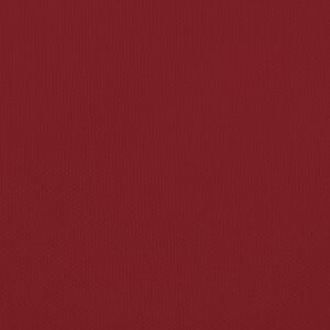 vidaXL Vela Parasole in Tela Oxford Quadrata 3,6x3,6 m Rosso