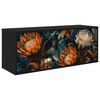 vidaXL Mobile TV da Parete LOCHEM 102 x 33 x 40 cm Rovere Nero