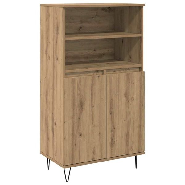 vidaXL Credenza Marrone 60 x 36 x 110 cm Legno multistrato