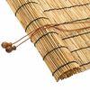 vidaXL Tenda a rullo Naturale 60 x 160 cm Giunco