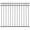 vidaXL Pannello di recinzione ASSEN in acciaio 1,7x1,5 m Nero