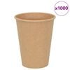 vidaXL Bicchieri da Caff&egrave; in Carta 1000 pz 12oz 300ml Marrone