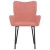 vidaXL Sedie da Pranzo 2 pz Rosa in Velluto