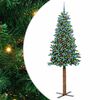 vidaXL Albero di Natale snodato Verde 210 cm