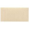 vidaXL Testiera da Parete 12 pcs Crema 60 x 30 cm Tessuto