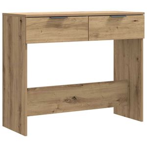 vidaXL Tavolo Consolle Rovere Artigianale 90x36x75 cm in Truciolato