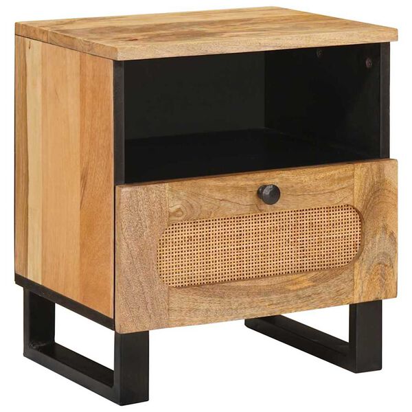vidaXL Armadio da Notte con cassetto Naturale 40 x 33 x 46 cm