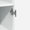 vidaXL Credenza Bianca 45x42,5x185 cm in Legno Ingegnerizzato