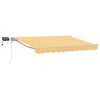 vidaXL Cornice per Tenda Manuale con LED Sabbia 3 x 2,5 m
