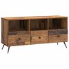 vidaXL Mobile TV Legno antico 102 x 34,5 x 50 cm Legno ingegnerizzato
