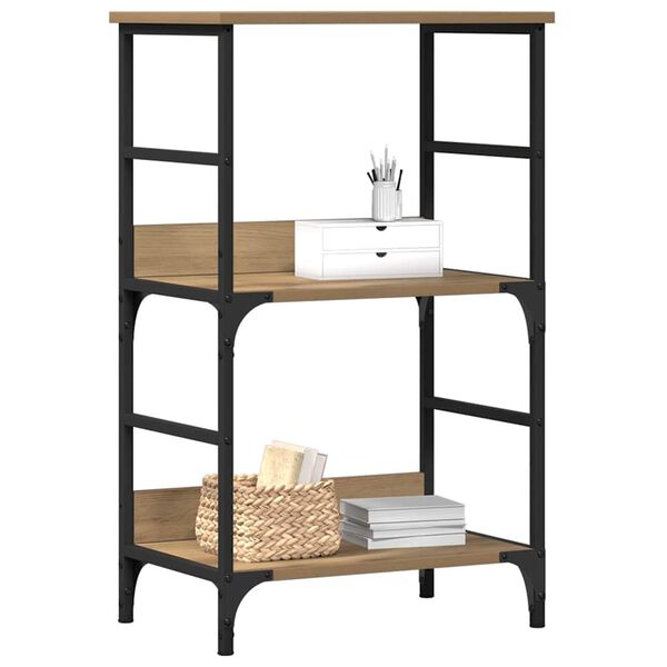 vidaXL Libreria Rovere Artigianale 50x33x82 cm Legno Multistrato