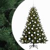 vidaXL Albero di Natale artificiale con palline 210 cm 300 LED