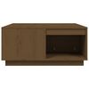 vidaXL Tavolino da Salotto ambra 80x81x36,5 cm Legno Massello di Pino