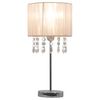 vidaXL Lampada da Tavolo Rotonda Bianca E27