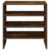 vidaXL Scarpiere 2 pz Impilabili Rovere Fumo 60x30x30,5 cm