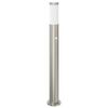 vidaXL Lampada a paletto con sensore 80 cm Acciaio Inox IP44