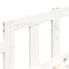 vidaXL Dormeuse senza Materasso Bianca 90x200 cm Legno Massello Pino