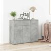 vidaXL Credenza Grigio Cemento 88x30x70 cm in Legno Multistrato