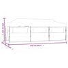vidaXL Tenda Pieghevole Pop-Up con 8 Pareti Laterali 870x291x315 cm Crema