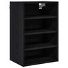 vidaXL Armadio pensile Rovere nero 40 x 29,5 x 60 cm