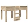vidaXL Letto a Castello per Bambini Rovere Sonoma 100 x 200 cm
