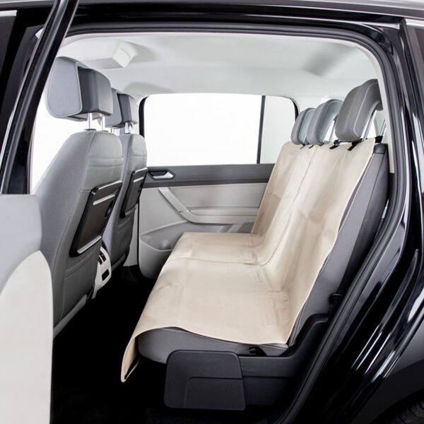 TRIXIE Coprisedile Auto Posteriore per Cani 140x120cm Divisibile Beige