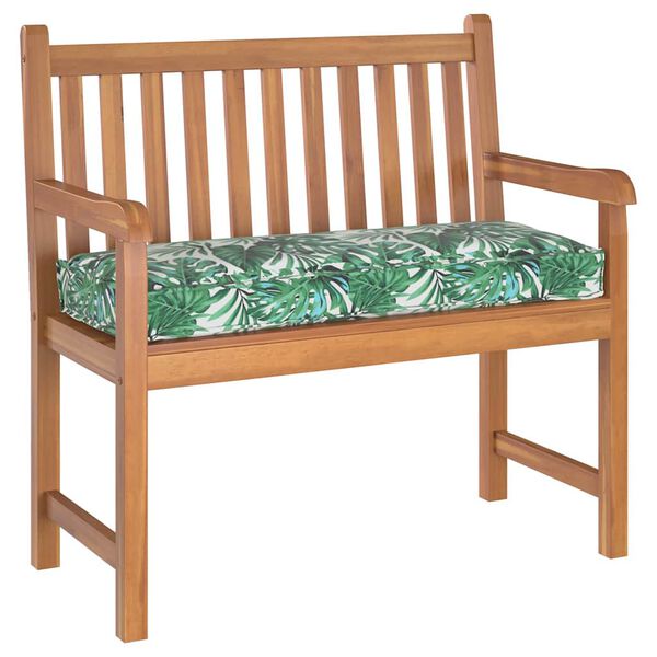 vidaXL Cuscino Foglia Motivo Foglia 100 x 40 x 8 cm Tessuto Oxford