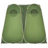 vidaXL Tenda Privacy Pop-Up Verde Impermeabile
