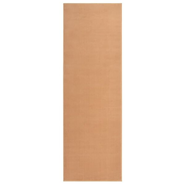 vidaXL Tappeto Lungo in BCF Beige 100x300 cm