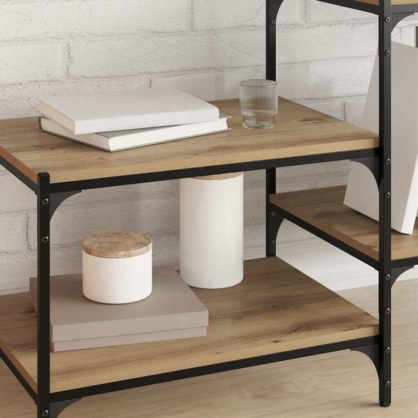 vidaXL Scaffale 4 pcs Marrone 60 x 40 x 1,5 cm Legno multistrato