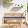 vidaXL Cuscino per pallet Blu reale 180 x 40 x 8 cm Tessuto Oxford