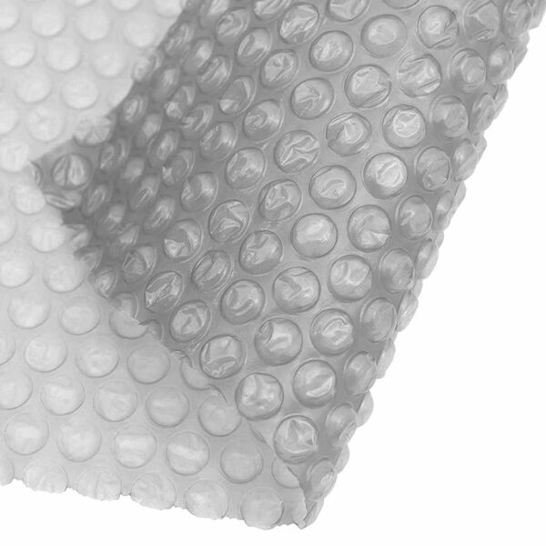 vidaXL Pellicola Galleggiante Solare PE Piscina 450x220 cm Grigia