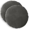 vidaXL Federa 2 pcs HEERLEN Grigio Scuro &Oslash; 60 cm Velluto